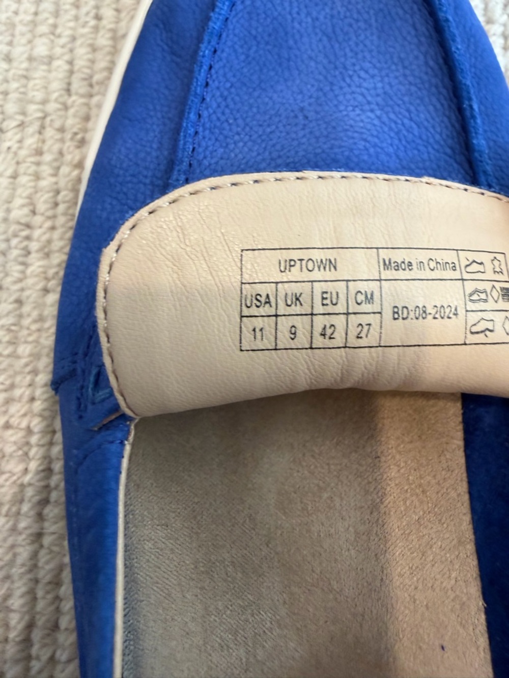 Vionic Royal Blue Suede Slip-On Loafers - Picture 5 of 5